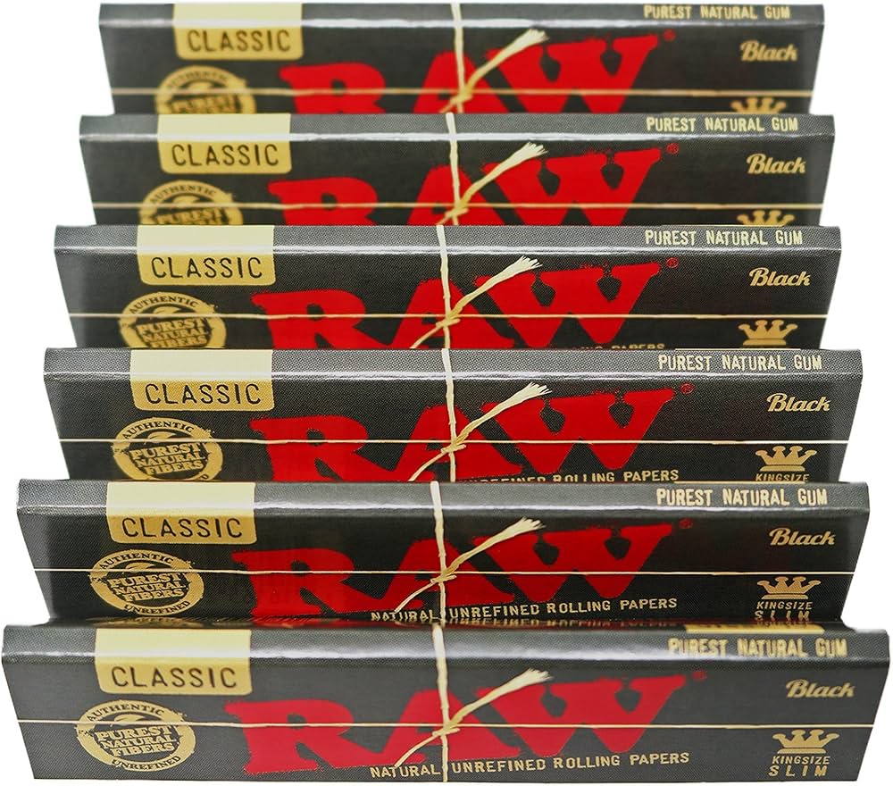 Mortalhas RAW Black King Size Slim