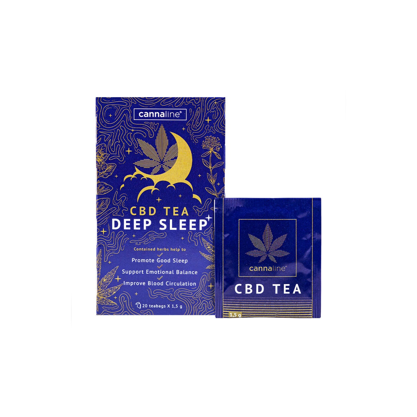 Chá CBD Deep Sleep – Infusão Relaxante