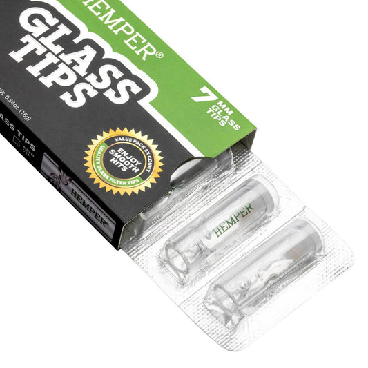 Hemper Filtros de Vidro 7 mm – Embalagem de 5 Unidades