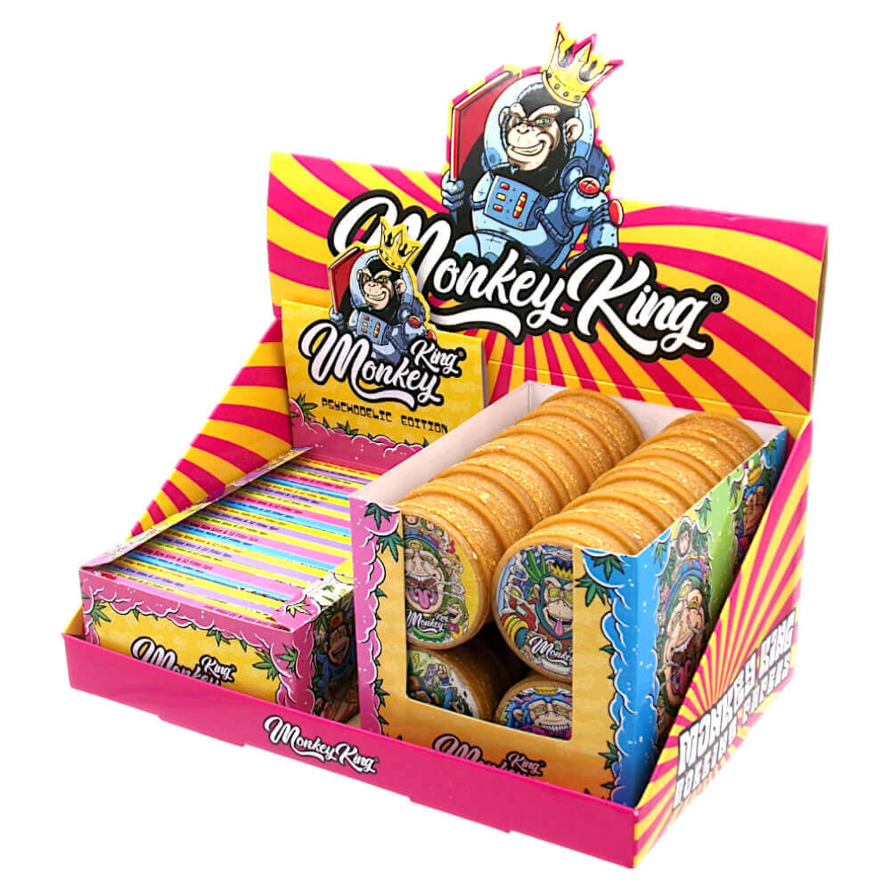 Mortalhas Monkey King Rolling c/filtros e Grinders