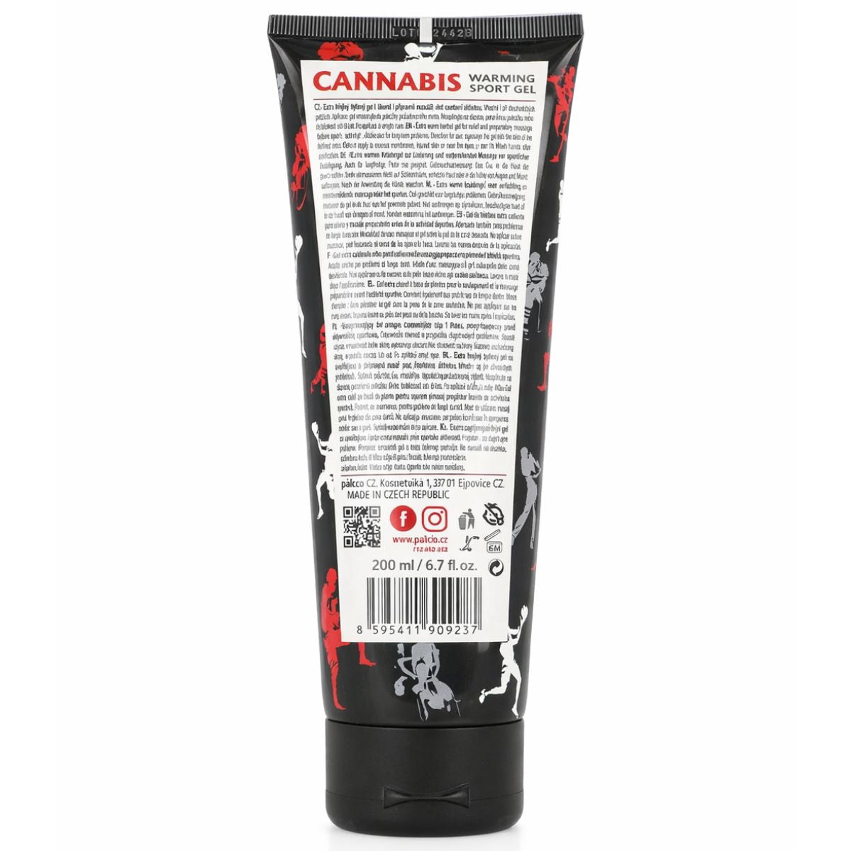 Gel de Massagem Quente CBD Sport Forte 200ml Palacio