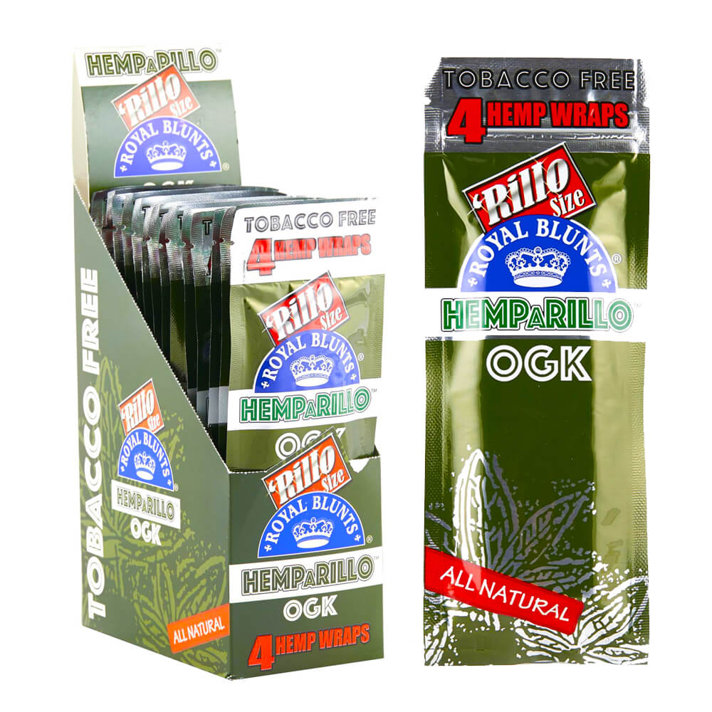 Hemparillo Hemp Wraps OGK – Embalagem com 4 Blunts