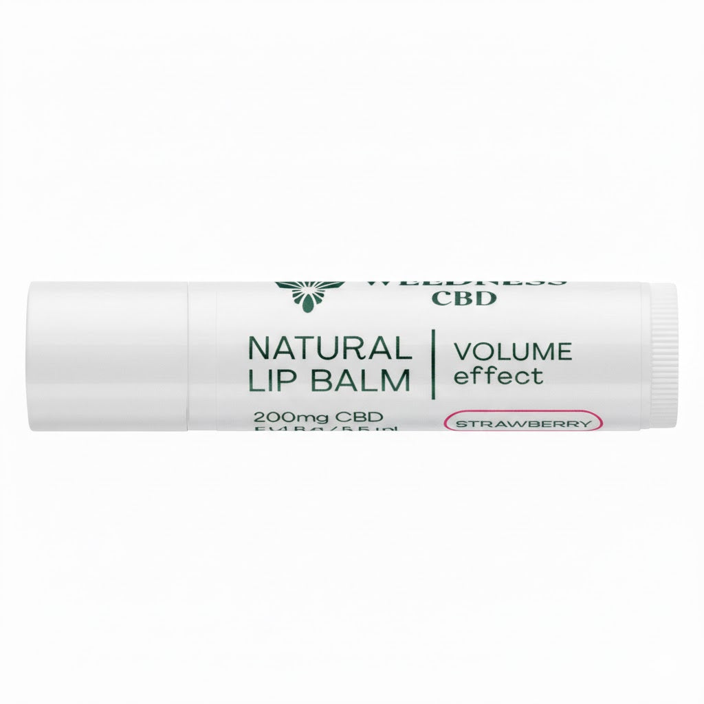 Bálsamo Labial CBD Morango 4% (4,8g) | Weedness | Portuguese Clouds