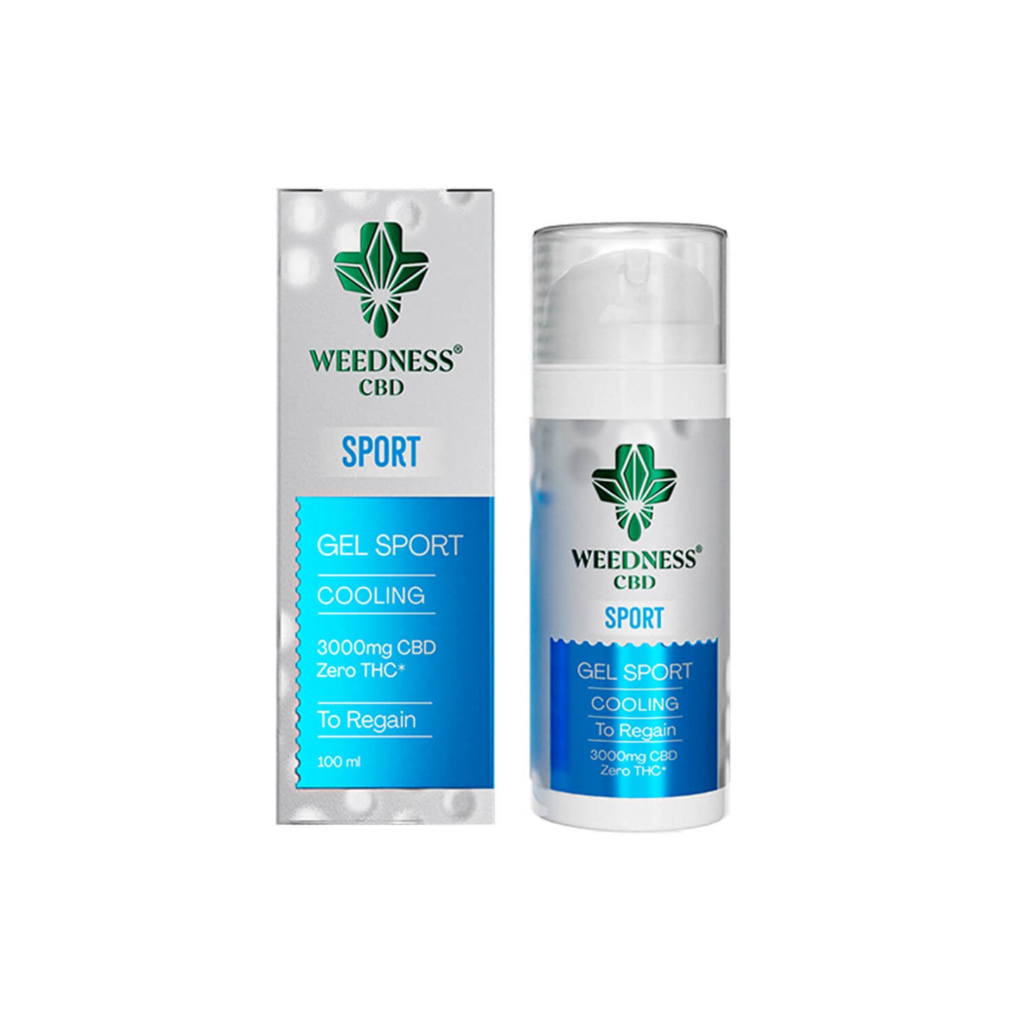 Weedness Gel de Desporto Frio 3000mg CBD