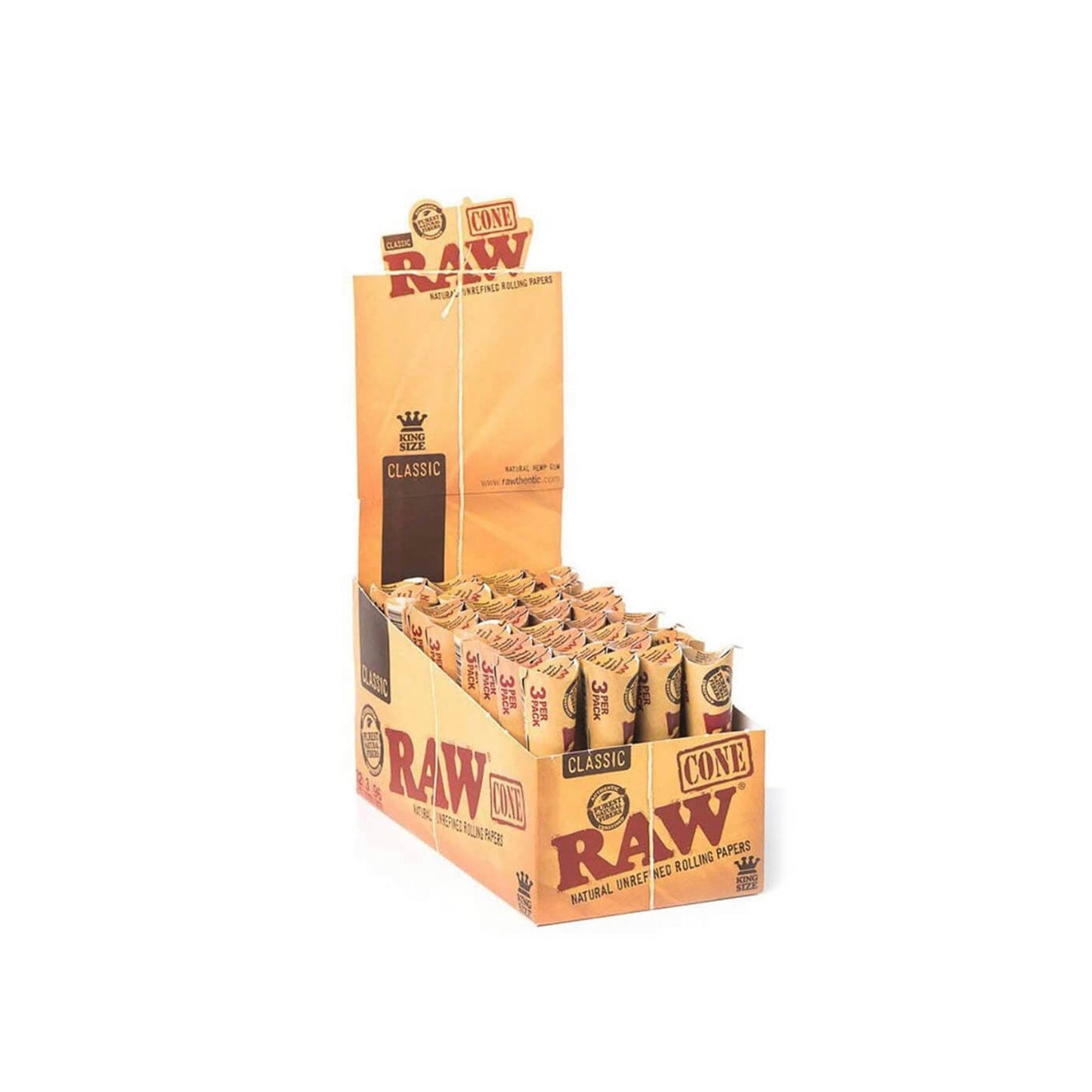 Cones Raw KingSize (x3 p/ pacote)