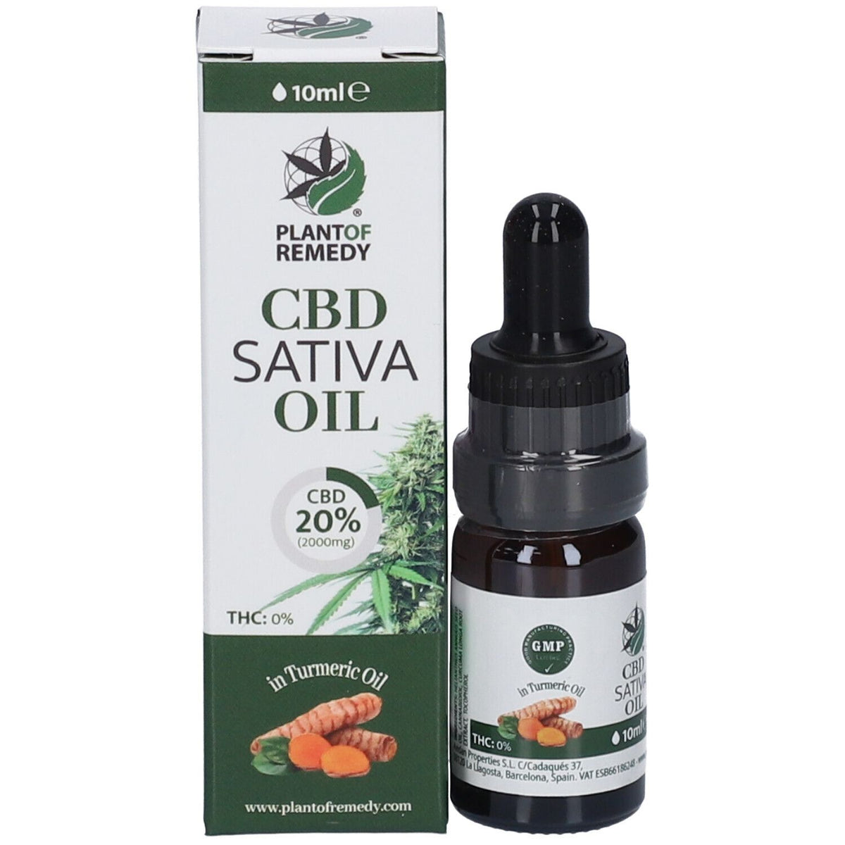 Óleo de Cúrcuma 30% CBD - 10 ml | Plant of Remedy