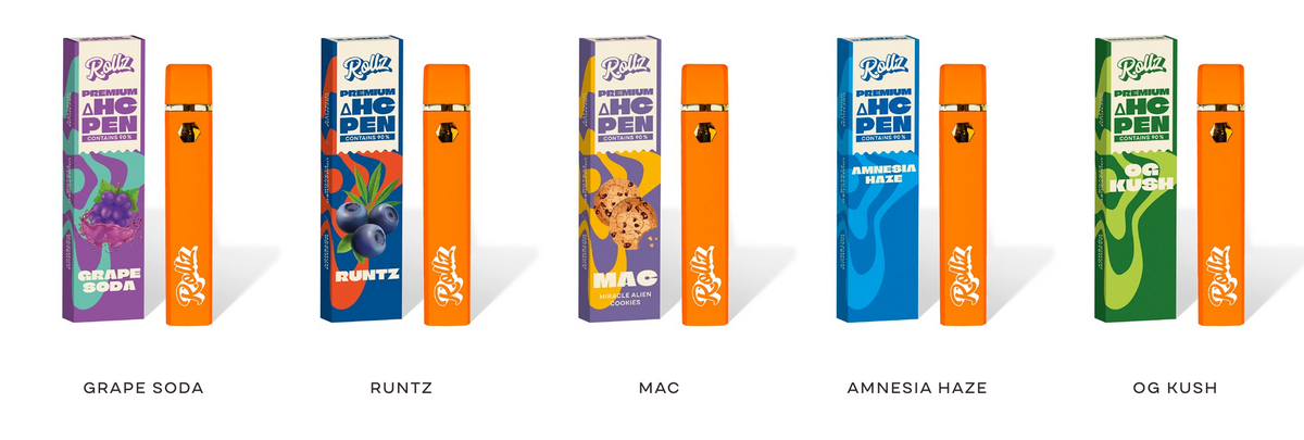 Vaporizador descartável ΔHC Pen 1 ml 90%