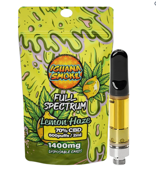 Cartucho CBD Full Spectrum 70% Lemon Haze 1 ml