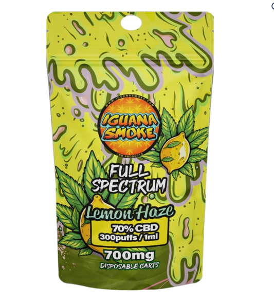 Cartucho CBD Full Spectrum 70% Lemon Haze 1 ml