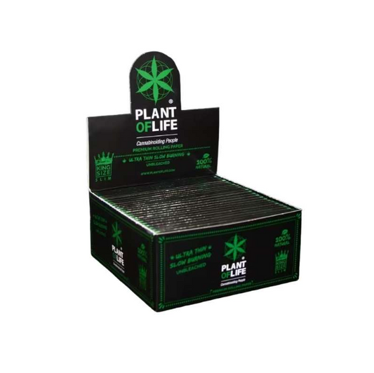 Plantlife Black Unbleached | KS papel 50 livretos