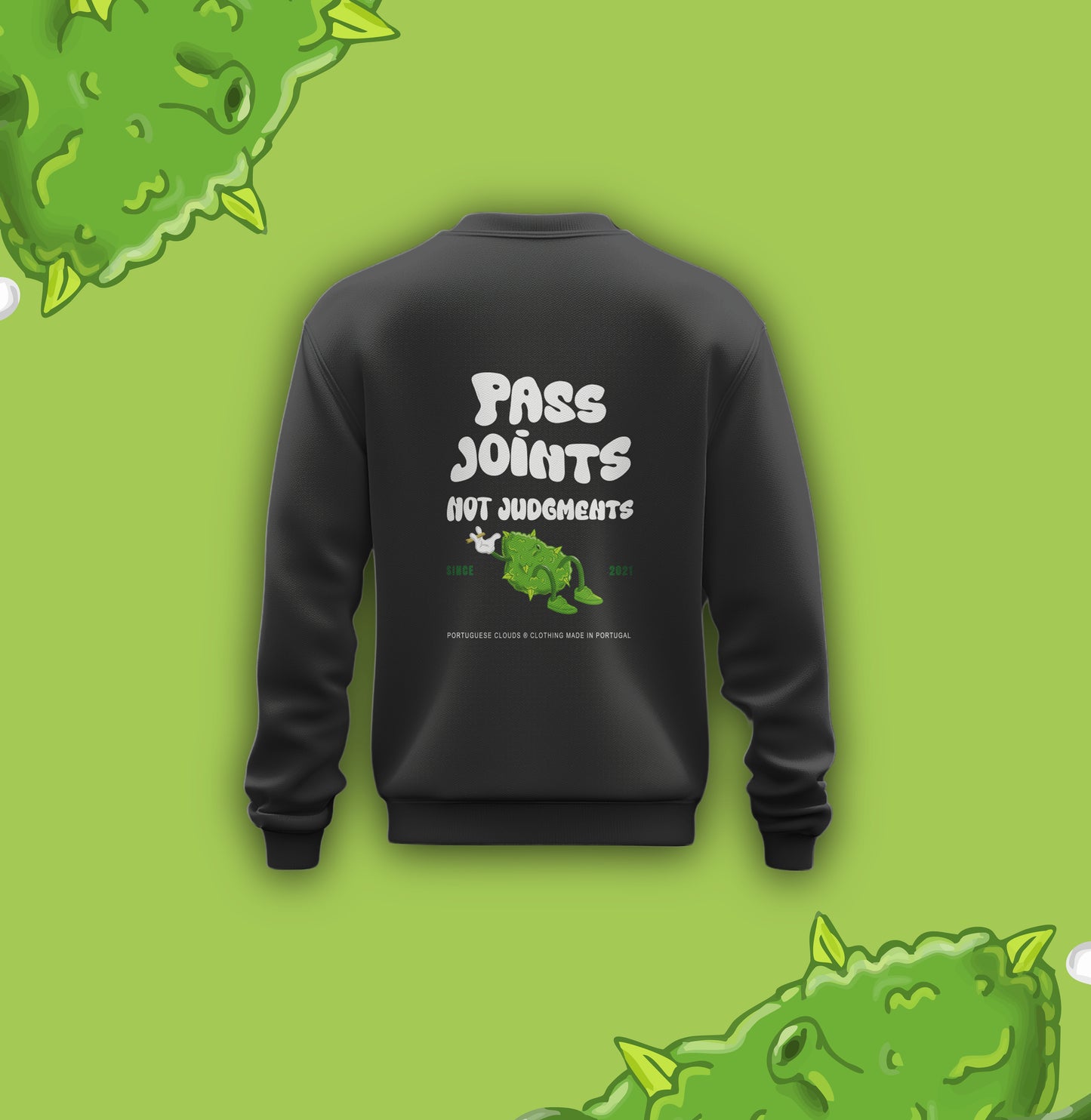 Sweatshirt Regular Fit Portuguese Clouds