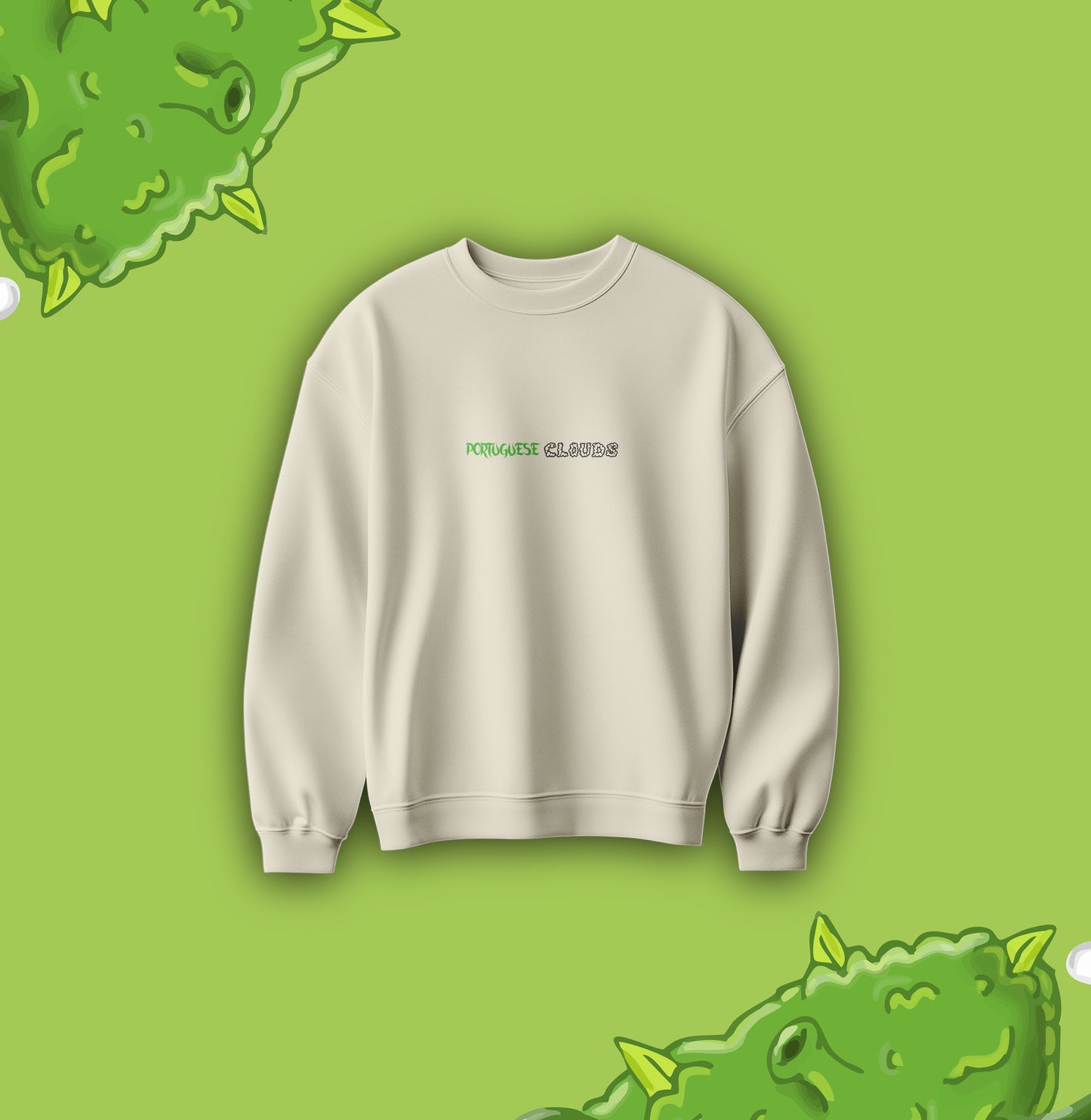 Sweatshirt Regular Fit Portuguese Clouds