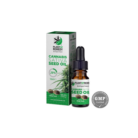 Óleo de cânhamo 20% CBD - 10ml | Plant of Remedy