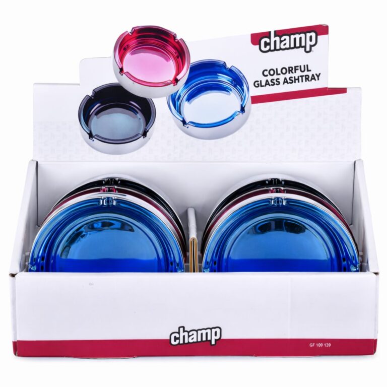 Cinzeiro de Vidro Champ High Colorido