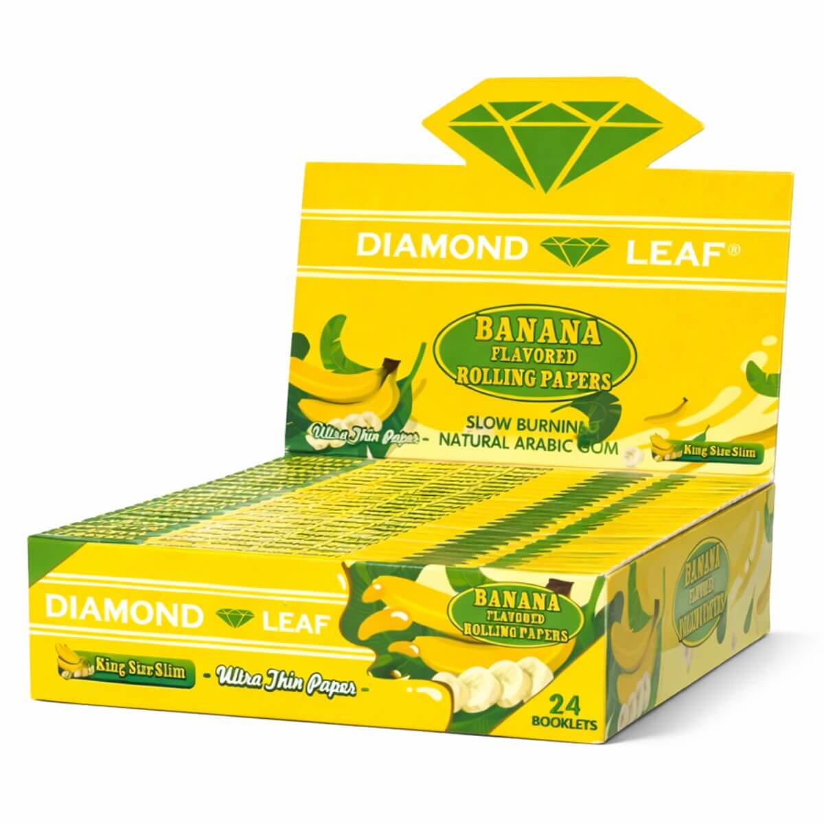 Diamond Leaf Rolling Papers sabor a Banana