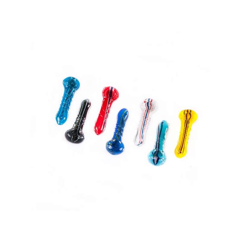 Cachimbo de Vidro com Espiral 11 cm