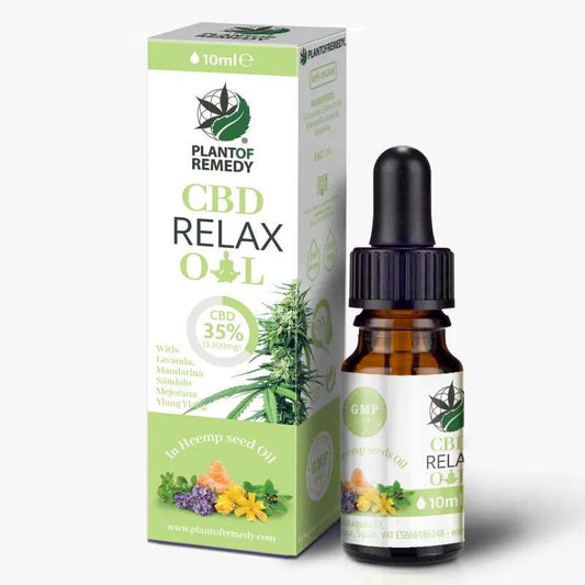 Óleo de Cânhamo 25% CBD 5% CBG Relax 10ml | Plant Of Remedy