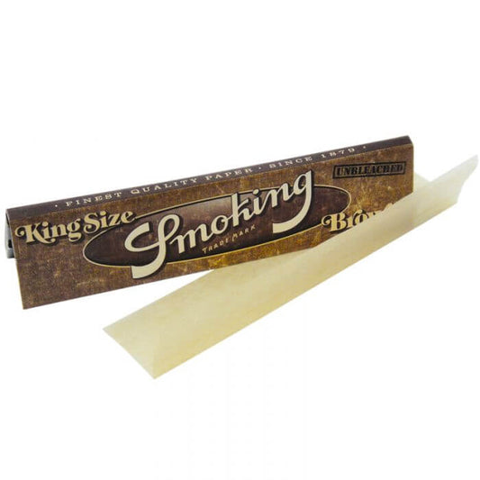 Smoking Brown King Size Slim – Mortalhas Naturais