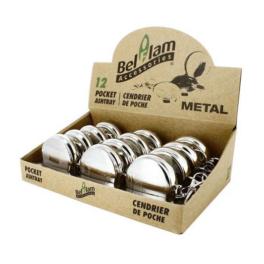 Cinzeiro de metal portátil