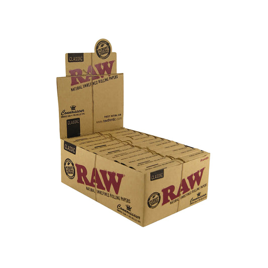 Mortalhas RAW Connoiseur KingSize Slim c/ filtros