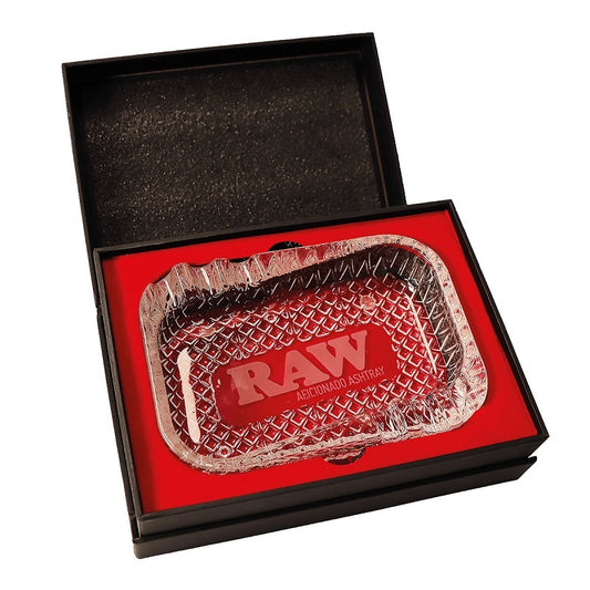 Cinzeiro RAW Aficionado em Vidro | Design Premium