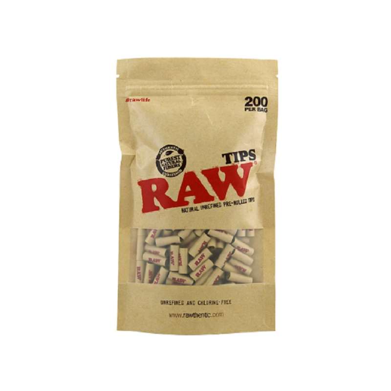 Filtros Raw Classic Preenrolados | Saco de 200