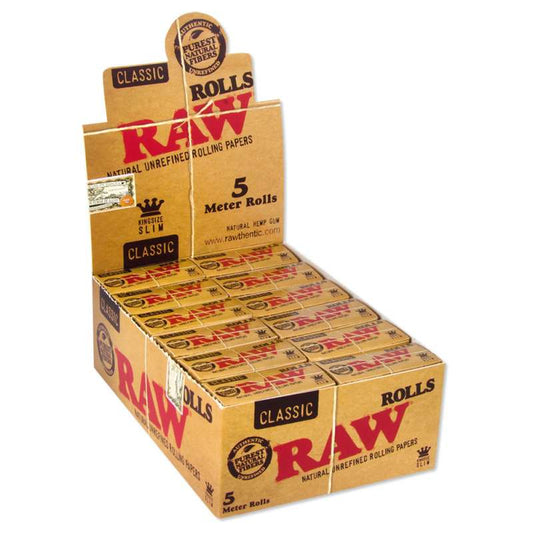 RAW Classic Rolls King Size Slim 5 Metros