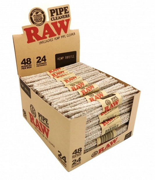 RAW Hemp Pipe Cleaners – Soft & Bristle
