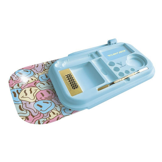 Tabuleiro V Syndicate Flight Deck Tray Smiley | Bandeja Metálica com Tampa Deslizante