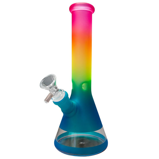 Bongo de Vidro Rainbow Gradient 25 cm