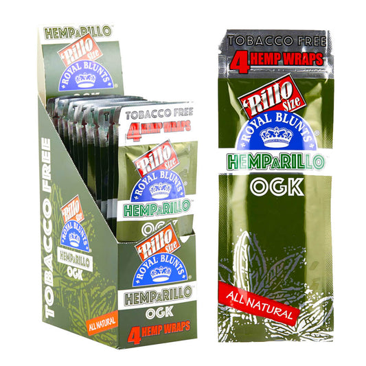 Hemparillo Hemp Wraps OGK – Embalagem com 4 Blunts