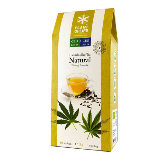 Chá de Cânhamo Bio CBD + CBG Plant of Life
