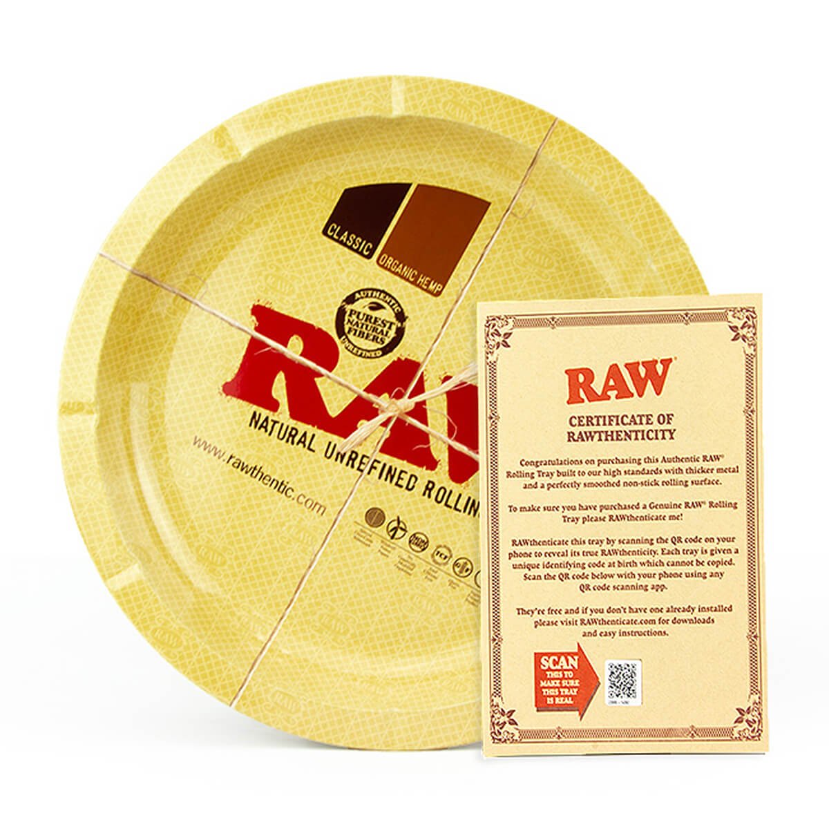 Tabuleiro RAW Redondo em Metal