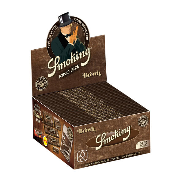 Smoking Brown King Size Slim – Mortalhas Naturais