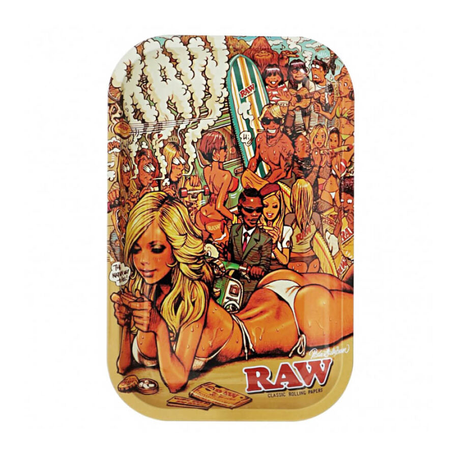 Tabuleiro RAW x RJB Summer em Metal 27,5 × 17,5 × 2 cm