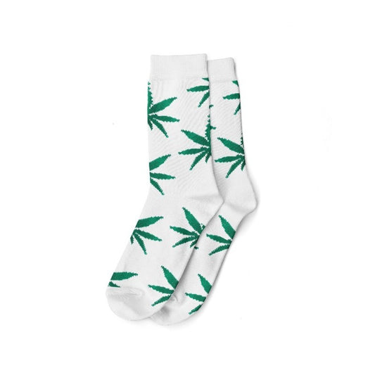 Meias brancas com folhas verdes - Portuguese Clouds